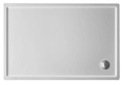 Душевой поддон Duravit Starck Slimline 120х80х5 см, акриловый, белый, без антискольжения, (без установочного комплекта, без экрана, без слива), прямоугольный