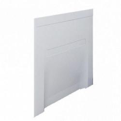 Панель торцевая РАДОМИР к ванне Аврора 170х70х42 с креплением 68х49 см, акриловая, белая, (экран для ванны) прямоугольная, боковая панель, левая