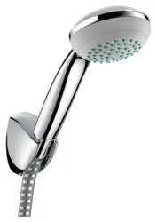 Душевой гарнитур Hansgrohe Crometta 85 Mono, длина 160 см, комплект: ручной душ/шланг для душа/держатель для душа, пластиковый, цвет хром, наружного монтажа, настенный, для душа/ванной