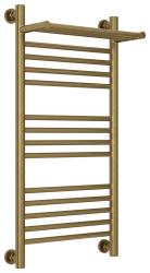 Полотенцесушитель Сунержа "Богема+ с полкой" 800х400 водяной, цвет состаренная бронза