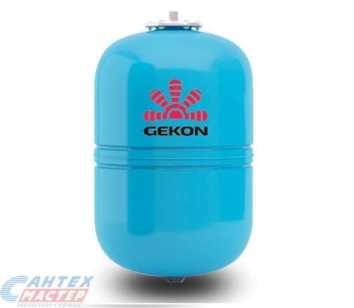 Бак расширительный 8 л (синий) GEKON WAV без ножек, на стену, вертикальный, мембранный, накопительный, напольный, для воды, антифриза, системы водяного отопления закрытого типа