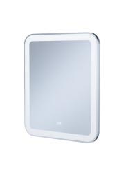 Зеркало IDDIS Edifice, 60х70х32 см, с LED/ЛЕД-подсветкой, прямоугольное,  с антизапотеванием, выключатель сенсорный, диммер, для ванны, навесное/подвесное/настенное