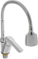 Смеситель для кухни/мойки Accoona, однорычажный, поворотный/гибкий, керамический, длина излива 209 мм, цинк, цвет хром