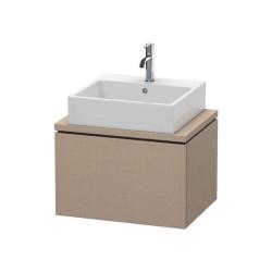 Тумба под раковину для консоли/столешницы Duravit L-Cube 62х47,7х40 см, подвесная, ДСП, цвет: лен, 1 выдвижной ящик, прямоугольная