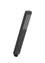 Лейка душевая KFA Armatura LOGON, ручная, прямоугольная, с 1- режимом, черный/пластик, ручная лейка, для душа/ванной, ручной душ