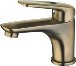 Смеситель для раковины/умывальника Accoona, однорычажный, неповоротный, керамический, длина излива 106 мм, латунь, цвет бронза