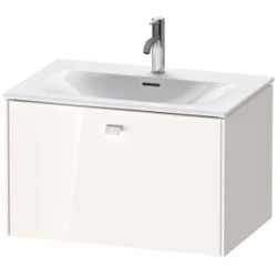 Тумба под раковину для консоли/столешницы Duravit Brioso 72х48х44,2 см, подвесная, ДСП, цвет: белый глянец, 1 выдвижной ящик, прямоугольная