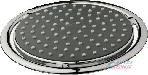 Верхний душ Melodia Standard Middle круглая, d200 мм серый/хром, ABS-пластик, тропический душ, для душа/ванной MKP20532