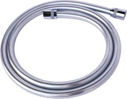 Шланг для душа Deante 150 см, 1/2” и 1/2” , цвет: платина, для душа/лейки/ванны, в ПВХ/пластиковой оплетке, без лейки