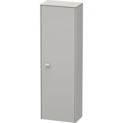 Пенал Duravit Brioso R, 42x24x133 см, подвесной, (правый), с дверцей, с полкой, со стеклянными полками, цвет: светло-голубой, в ванную комнату