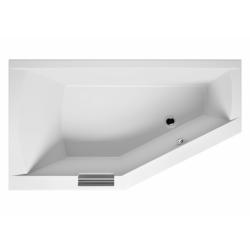 Ванна Riho Geta PLUG & PLAY, 170х90 см, акриловая, цвет- белый, (без гидромассажа, сифона), ассиметричная, правосторонняя, правая, пристенная