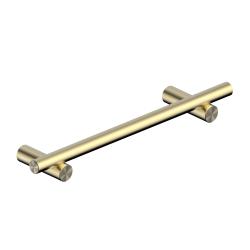 Полотенцедержатель ABBER Osten 316 одинарный, настенный, неповоротный, 294 мм нержавеющая сталь, для полотенец, в ванную/туалет/душевую кабину, цвет золото брашированное AA1853BG