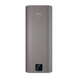 Водонагреватель 100 л Thermex Smart 100 V электрический, настенный, вертикальный, накопительный тип, 2 квт, 895х410х410 мм, 230 в, (цвет серый матовый, квадратная), с нижней подводкой