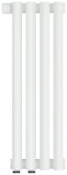 Радиатор отопления Сунержа Эстет-1 EU50 левый 500х180 4 секции, цвет матовый белый, нижнее левое подключение, нержавеющая сталь, трубчатый