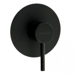 Смеситель для душа Migliore Fortis, скрытого монтажа, однорычажный, без излива, керамический, латунь, встариваемый, цвет черный матовый