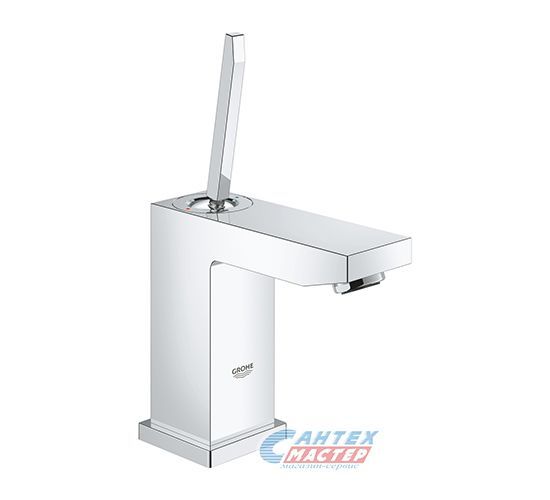 Смеситель для раковины Grohe Eurocube Joy однорычажный, излив короткий, длина 98 мм, керамический, латунь, цвет хром, без донного клапана