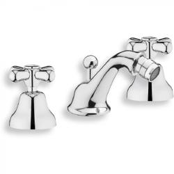 Смеситель для биде Webert Armony, для унитаза/биде, двухвентильный, неповоротный, длина 119 мм, латунь, цвет хром