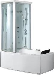 Ванна Gemy 170х85х220 акриловая с гидромассажем G8040 B L