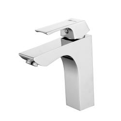 Смеситель для раковины/умывальника Lemark Unit, однорычажный, неповоротный, керамический, длина излива 139 мм, латунь, цвет хром