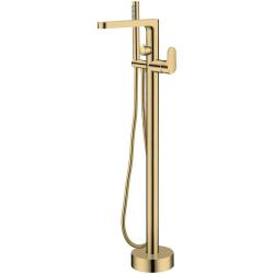 Смеситель для ванны/душа Boheme Spectre, однорычажный, напольный, керамический, неповоротный, длина излива 230 мм, латунь, цвет бронза