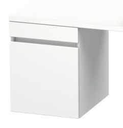 Тумба/шкафчик для консоли/столешницы Duravit DuraStyle под раковину 40х47,8х51,2 см, подвесная, ДСП, цвет: белый матовый, 1 выдвижной ящик, прямоугольная