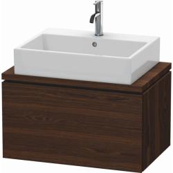 Тумба под раковину для консоли/столешницы Duravit L-Cube 72х47,7х40 см, подвесная, ДСП, цвет: орех брашированный, 1 выдвижной ящик, прямоугольная