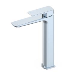 Смеситель для раковины/умывальника Oliveeka D Line высокий, однорычажный, неповоротный, фиксированный, длина излива 180 мм, латунь, цвет хром