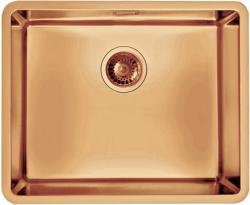 Мойка кухонная ALVEUS KOMBINO 50 MONARCH COPPER SAT-90 U 54,2х44,2х19,5 см, слив 90, врезная под столешницу, нержавеющая сталь с PVD покрытием, прямоугольная, цвет медь, без отверстия под смеситель