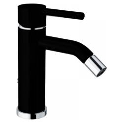 Смеситель для биде Webert Elio, для унитаза/биде, однорычажный, неповоротный, длина 126 мм, латунь, цвет черный матовый