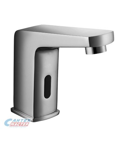 Смеситель для раковины Lemark Project электронный, излив короткий, длина 114,7 мм, латунь, цвет хром, без донного клапана, хромированный