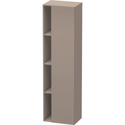 Пенал Duravit DuraStyle, 50x36x180 см, подвесной, (правый), с дверцей, с закрытыми/открытыми полками, цвет: базальт, в ванную комнату
