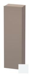 Пенал Duravit DuraStyle, 40x24x180 см, подвесной, (правый), с дверцей, с полкой, со стеклянными полками, цвет: белый матовый/базальт, в ванную комнату