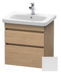Тумба/шкафчик для консоли/столешницы Duravit DuraStyle под раковину 30х47,8х51,2 см, подвесная, ДСП, цвет: дуб европейский/белый матовый, 2 выдвижных ящика, прямоугольная