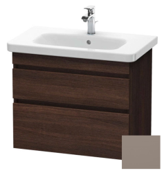 Тумба/шкафчик для консоли/столешницы Duravit DuraStyle под раковину 80х54,8х51,2 см, подвесная, ДСП, цвет: каштан темный/базальт, 2 выдвижных ящика, прямоугольная