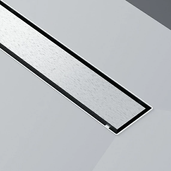 Душевой трап (лоток) AM.PM MasterFlow 800 мм комбинированный затвор со стальной матовой решеткой, под плитку, выходная труба 40/50 мм, линейный