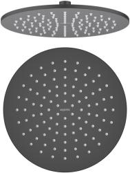 Верхний душ Aquatek AQ2077MB круглый, 1 режим, размер 250х7 мм, нержавеющая сталь, цвет матовый черный, для душа/ванной, на стену/на потолок