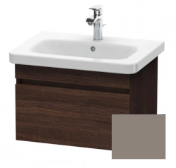 Тумба/шкафчик для консоли/столешницы Duravit DuraStyle под раковину 50х54,8х51,2 см, подвесная, ДСП, цвет: каштан темный/базальт, 1 выдвижной ящик, прямоугольная