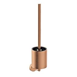 Ершик для унитаза Raglo R320.10.33 настенный, материал нержавеющая сталь/пластик, округлый, для туалета/унитаза, ванную комнату/туалет, цвет матовая медь