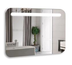 Зеркало Azario Веста, 80х55 см, с LED/ЛЕД-подсветкой, с диммером, с подогревом, прямоугольное, выключатель сенсорный, для ванны, навесное/подвесное/настенное