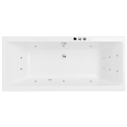Ванна Excellent Pryzmat Slim SMART, 170х75 см, акриловая, цвет- белый, (с гидромассажем), с каркасом, прямоугольная, правосторонняя/левосторонняя, правая/левая, универсальная, приставная/встраиваемая
