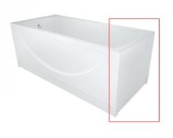 Экран Loranto 70 см, пластик, белый, (экран для ванны CALGARY/MILTON 170 см) прямоугольная, торцевая панель, левая/правая, левосторонняя/правосторонняя, универсальная