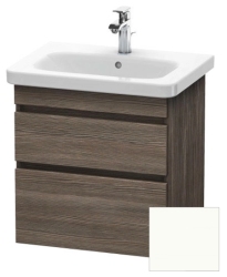 Тумба/шкафчик для консоли/столешницы Duravit DuraStyle под раковину 80х47,8х51,2 см, подвесная, ДСП, цвет: сосна терра/белый матовый, 2 выдвижных ящика, прямоугольная