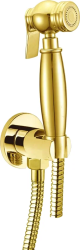 Гигиенический душ Boheme Imperiale, без смесителя, со шлангом, без держателя, для унитаза/биде, настенный, латунь, цвет золото