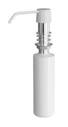 Встраиваемый дозатор Florentina Рондо FL для жидкого мыла, латунь, цвет жасмин, емкость дозатора прозрачная, объем - 300 мл, для кухонных моек