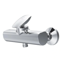 Смеситель для душа Am.Pm Spirit V2.0 однорычажный, керамический, настенный, без излива/шланга/лейки, латунь хром