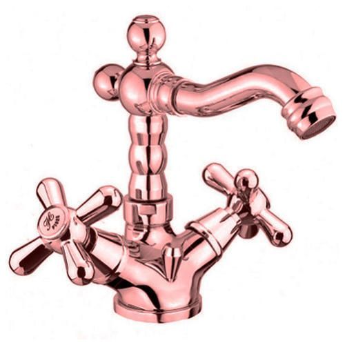 Смеситель для раковины Webert Armony двухвентильный, поворотный, длина 119 мм, латунь, цвет медь