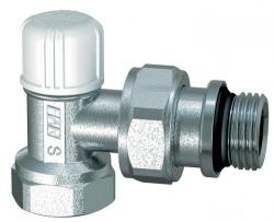 Клапан запорный угловой Far 3/4" вн с уплотнением EPDM FV 1215 34