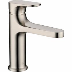 Смеситель для раковины/умывальника Boheme Spectre, однорычажный, неповоротный, керамический, длина излива 127 мм, латунь, цвет никель