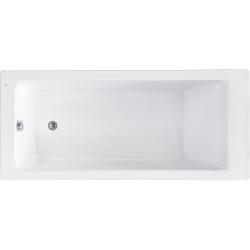 Ванна Roca Easy 180х80 см акриловая, белая, прямоугольная (без гидромассажа, рамы, сифона, фронтальной панели) 248618000