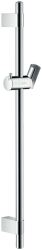 Душевая штанга Hansgrohe Unica S Puro Reno, настенный монтаж, высота: 72 см, комплект: душевая штанга/ползунок, латунная/хромированная, цвет: хром, для душа/ванной
